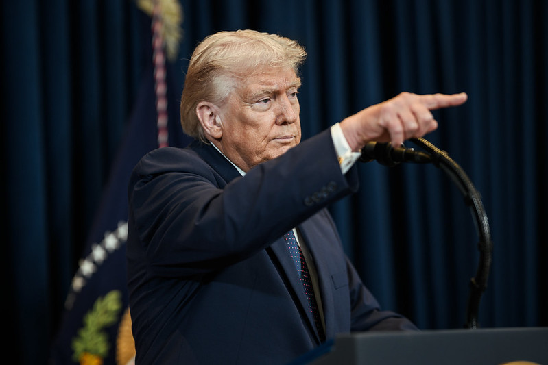 Donald Trump, presidente dos Estados Unidos. Foto: Official White House Photo by Daniel Torok
