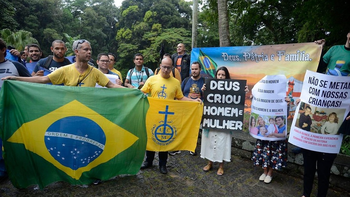 Manifestação de conservadores – Crédito redes sociais – Autor desconhecido. WhatsApp Image 2022-05-25 at 14.55.31 - Reprodução