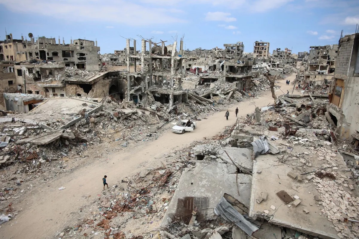 Faixa de Gaza - Omar Al-Qattaa - AFP - CNN Newsource - Reprodução