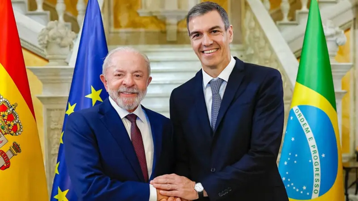 Lula e o primeiro-ministro da Espanha Pedro Sánchez - Foto de Ricardo Stuckert / PR