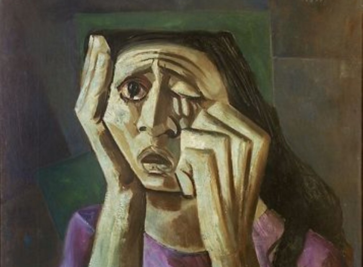 Mulher Chorando - Fragmento - de Cândido Portinari