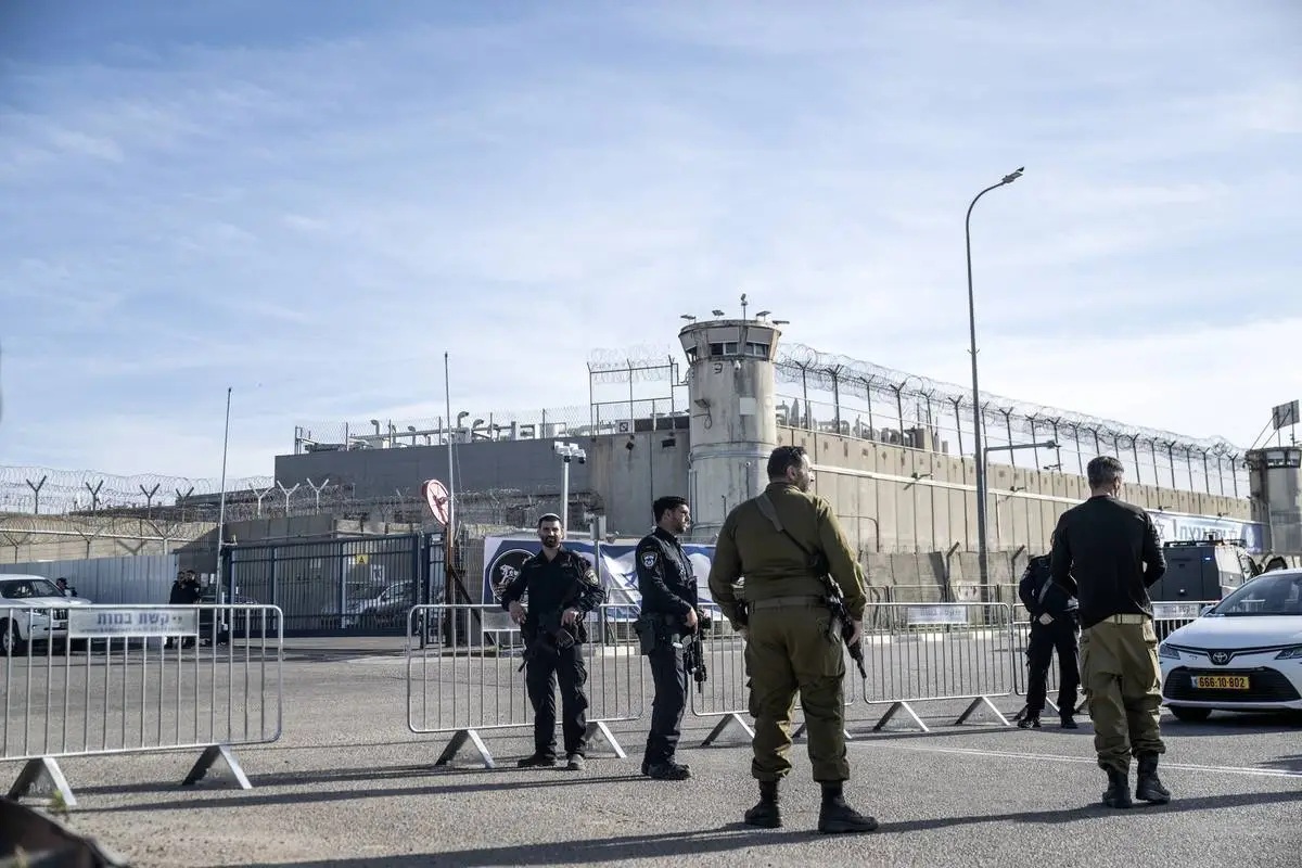 Penitenciária israelense - Foto de Mostafa Alkharouf - Agência Anadolu - Reprodução