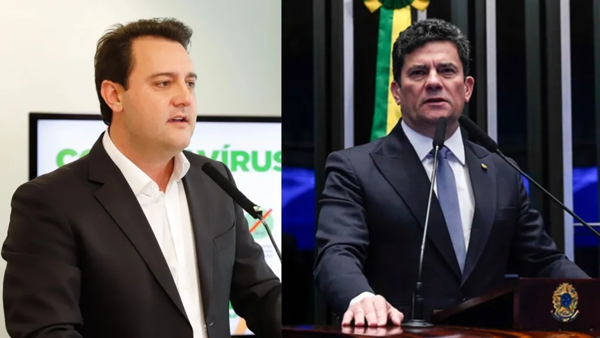 Ratinho Jr e Sergio Moro - Reprodução