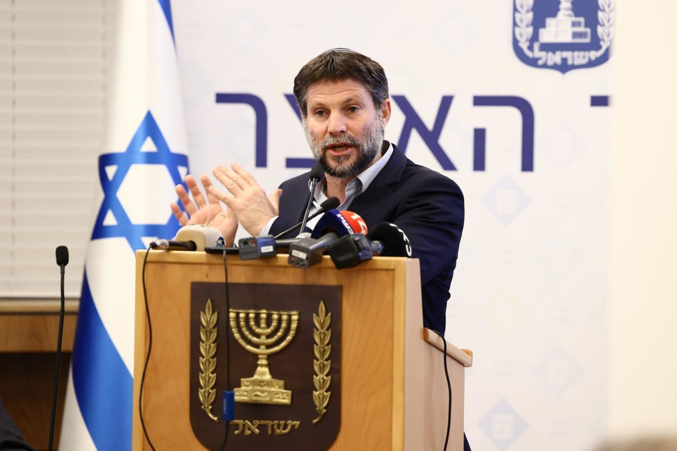 Bezalel Smotrich, ministro das Finanças de Israel. Foto: Ministério das Finanças de Israel