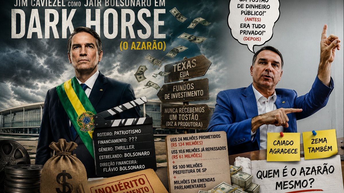 Dark Horse (O azarão) – Foto composição gerada por IA.