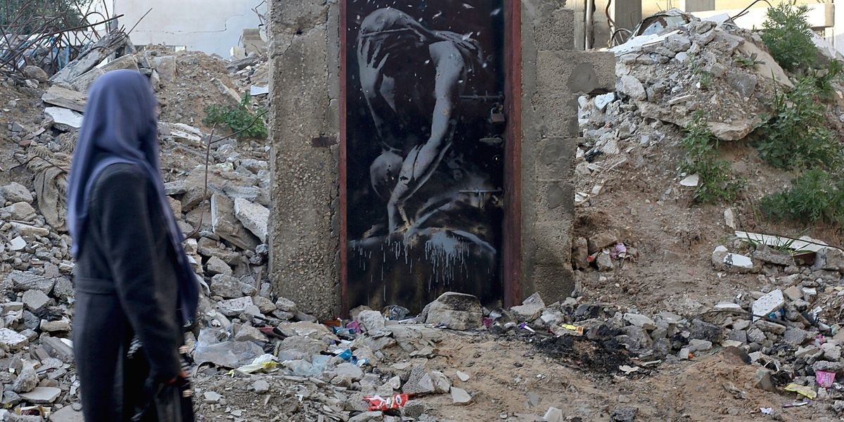 Banksy em Gaza.