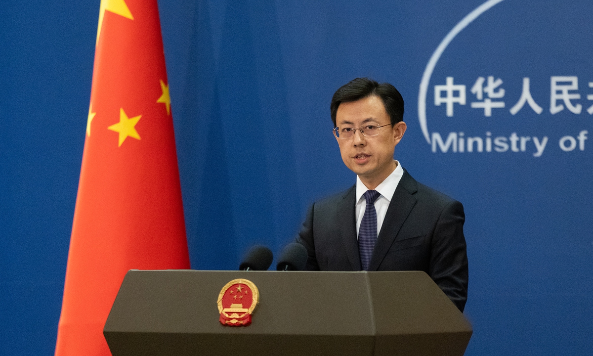 Guo Jiakun, porta-voz do Ministério das Relações Exteriores da China.
