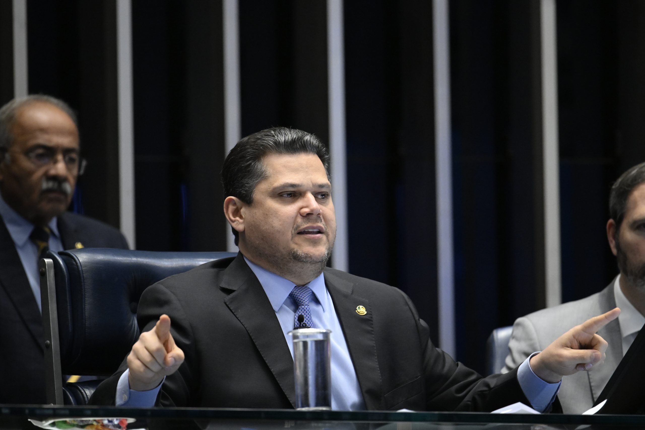 Davi Alcolumbre, presidente do Senado Federal. Foto: Carlos Moura/Agência Senado