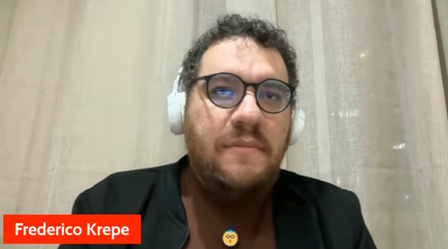 Frederico Krepe, cientista político. Imagem: Reprodução YouTube