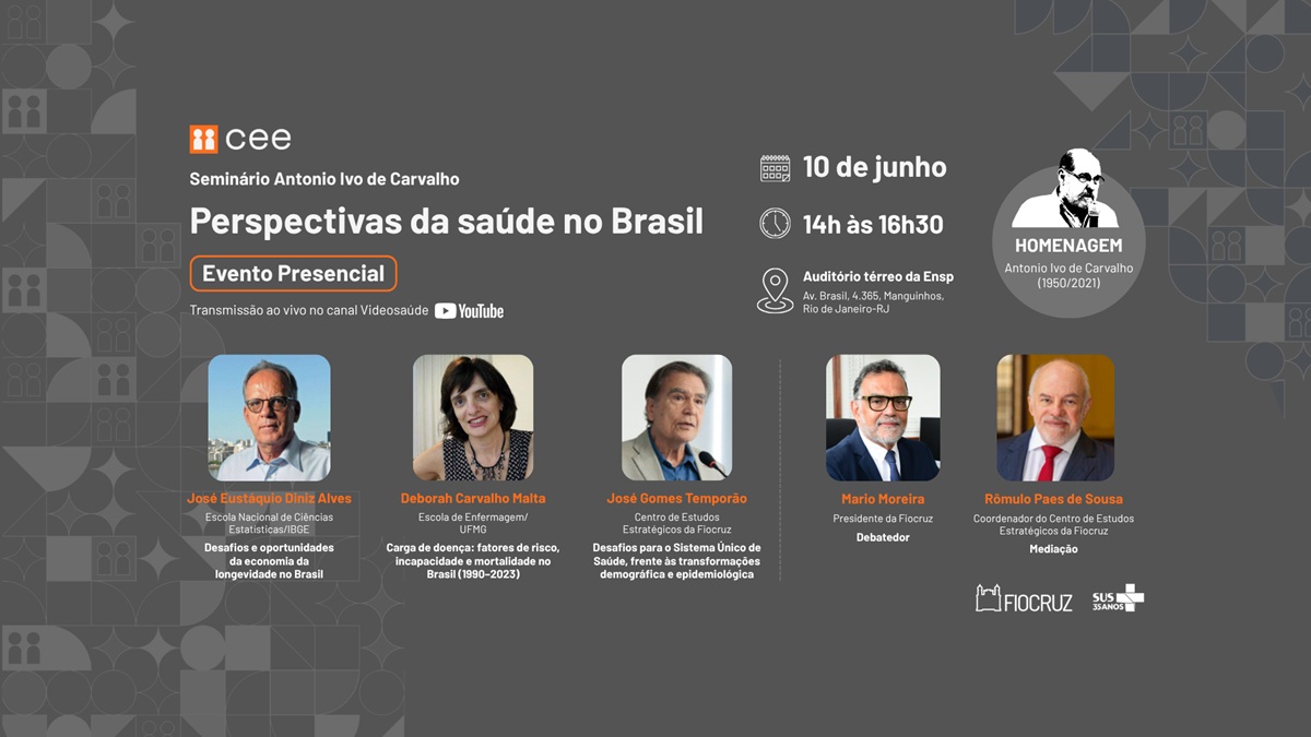 Seminário do CEE-Fiocruz discute as perspectivas da saúde no Brasil