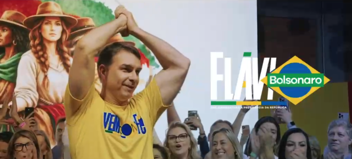 Campanha de Flávio Bolsonaro lança primeiro jingle: “Vem com Fé”