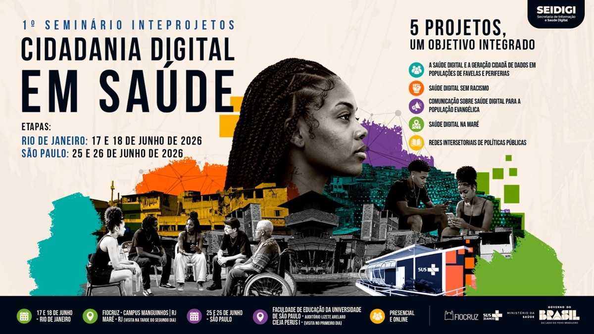 Cidadania Digital em Saúde: I Seminário Interprojetos
