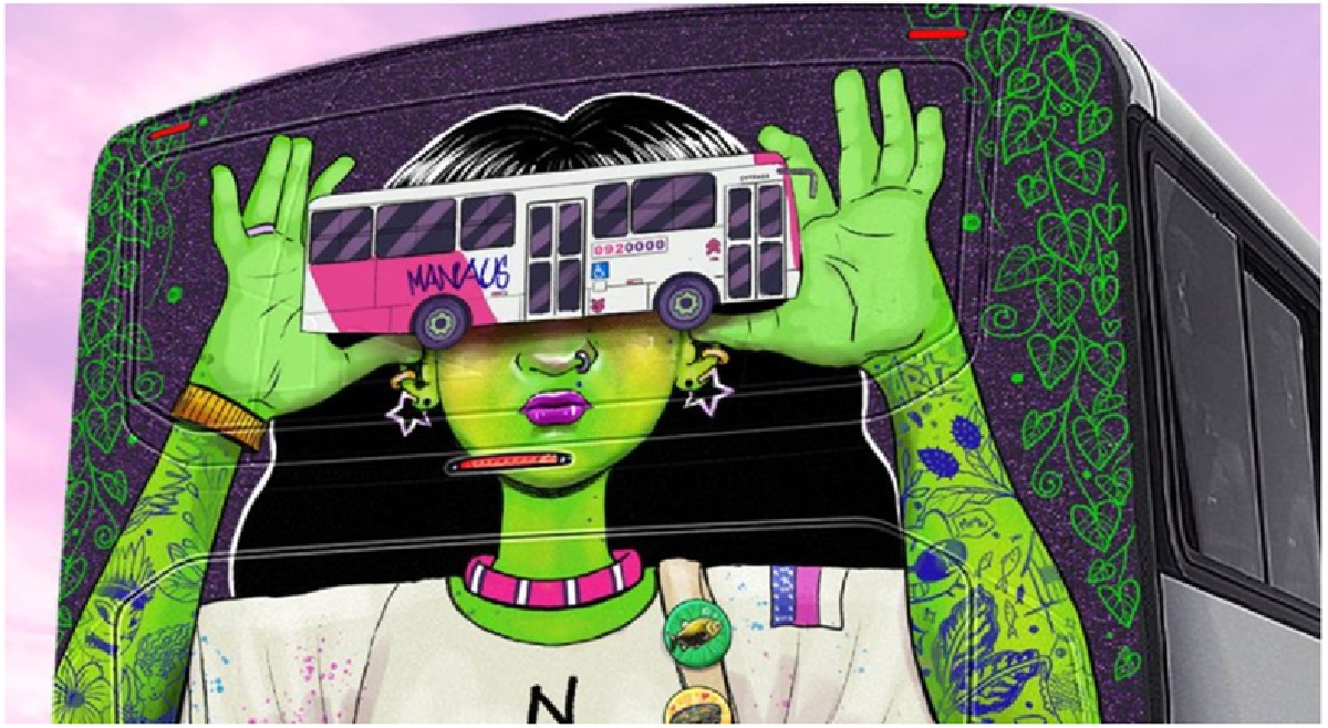 Arte no Busão - Manaus - Divulgação