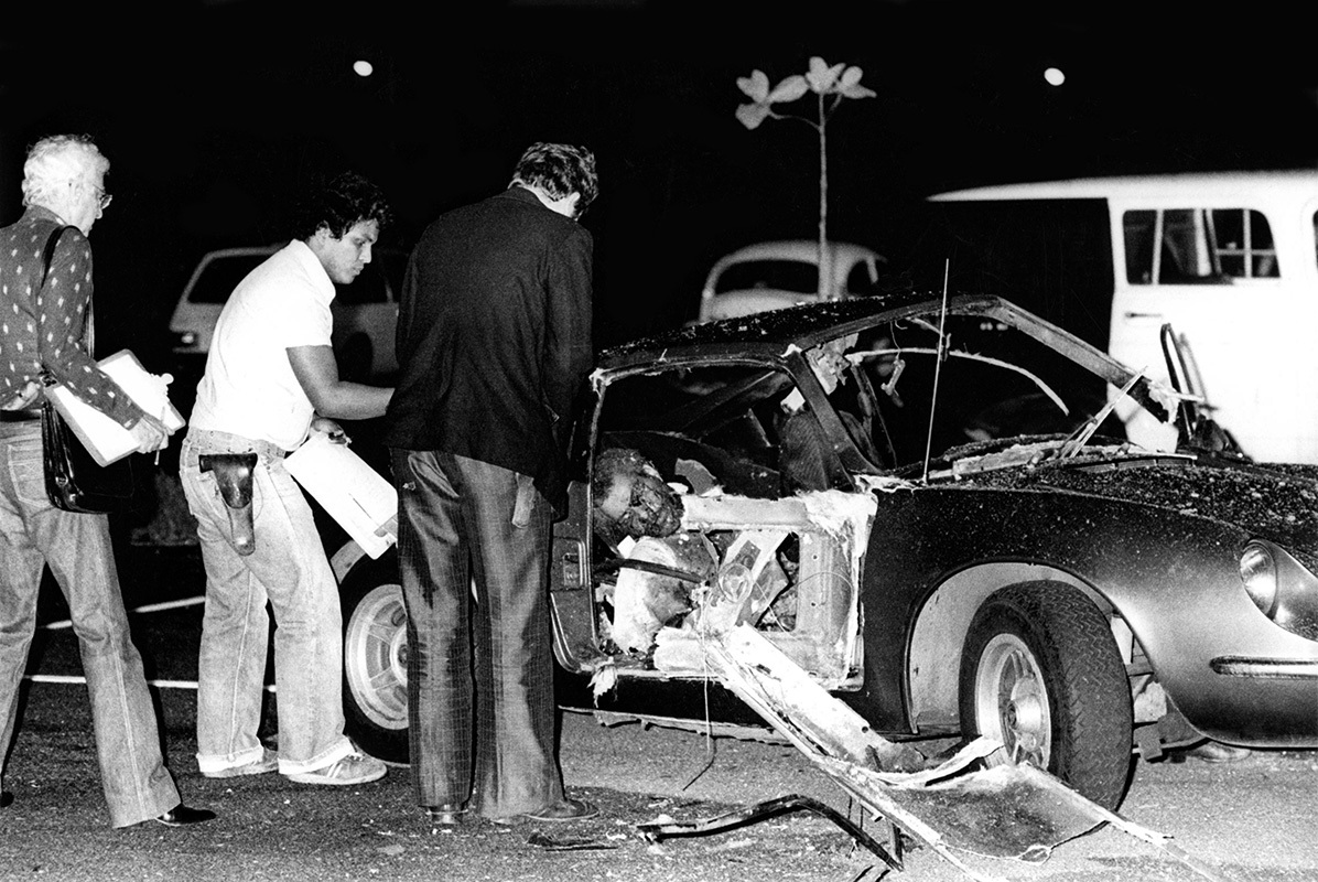 O sargento Guilherme Pereira do Rosário morto na explosão acidental da bomba dentro de um carro Puma no estacionamento do Riocentro