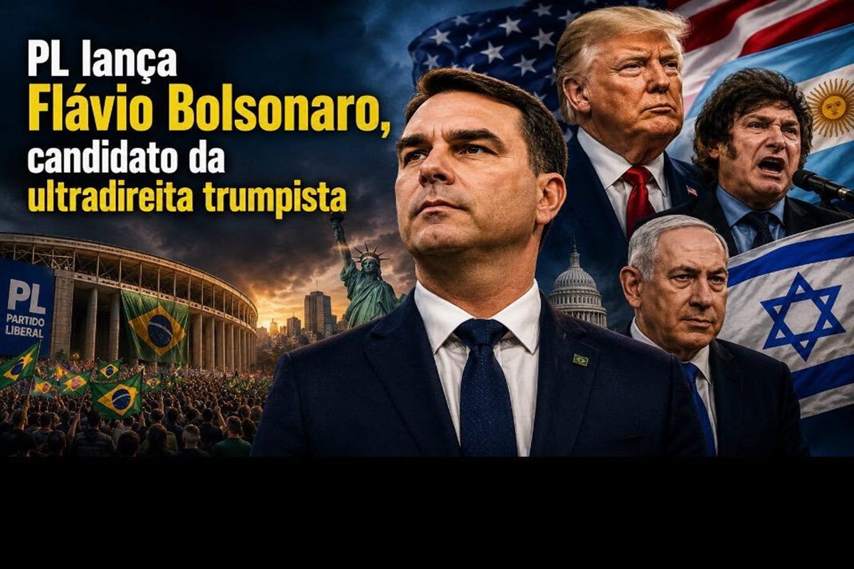 Flávio Bolsonaro é o candidato da ultradireita trumpista, por Gustavo Tapioca