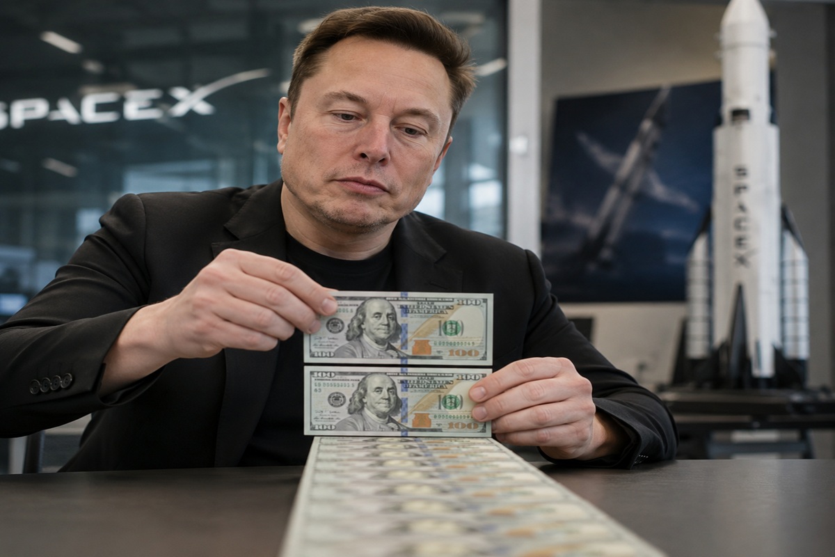 Elon Musk em imagem gerada por ChatGPT