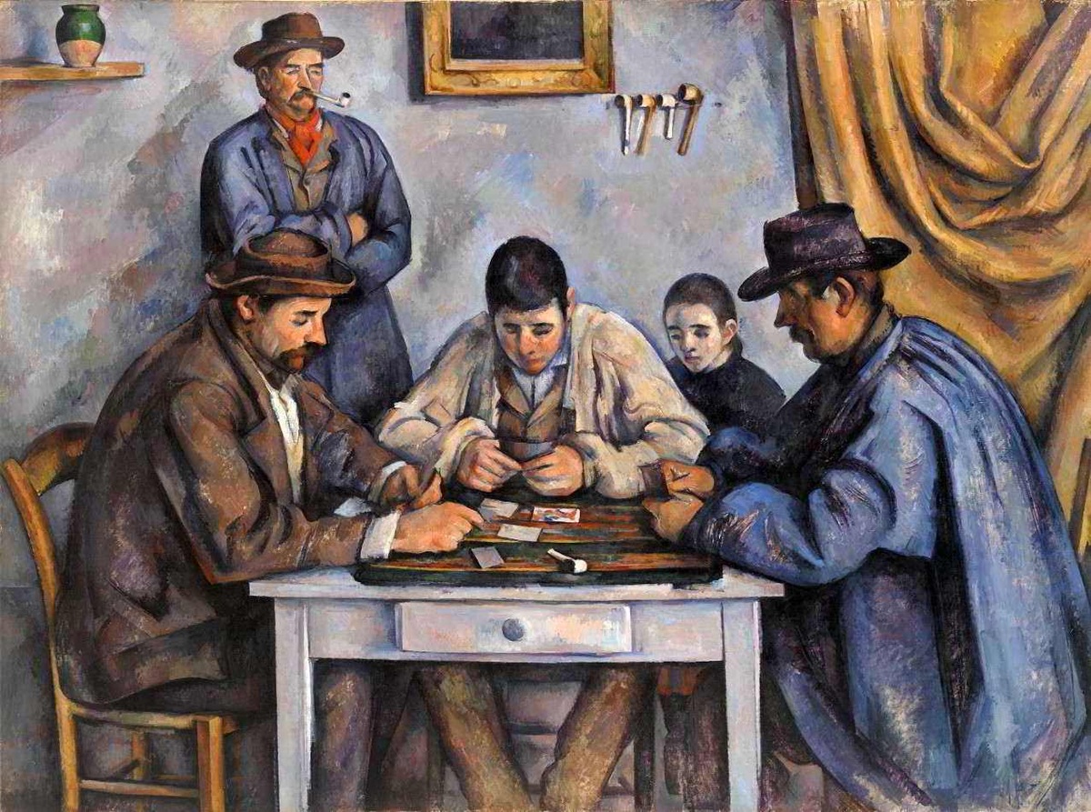 Paul Cézanne - Os jogadores de cartas