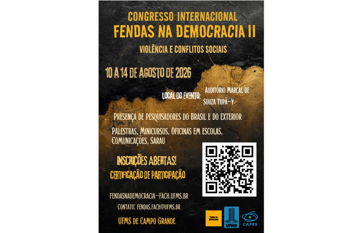Congresso debate violência e democracia na UFMS