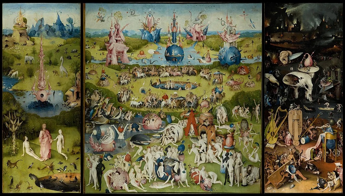 Hieronymus Bosch, O jardim das delícias terrenas (1504)