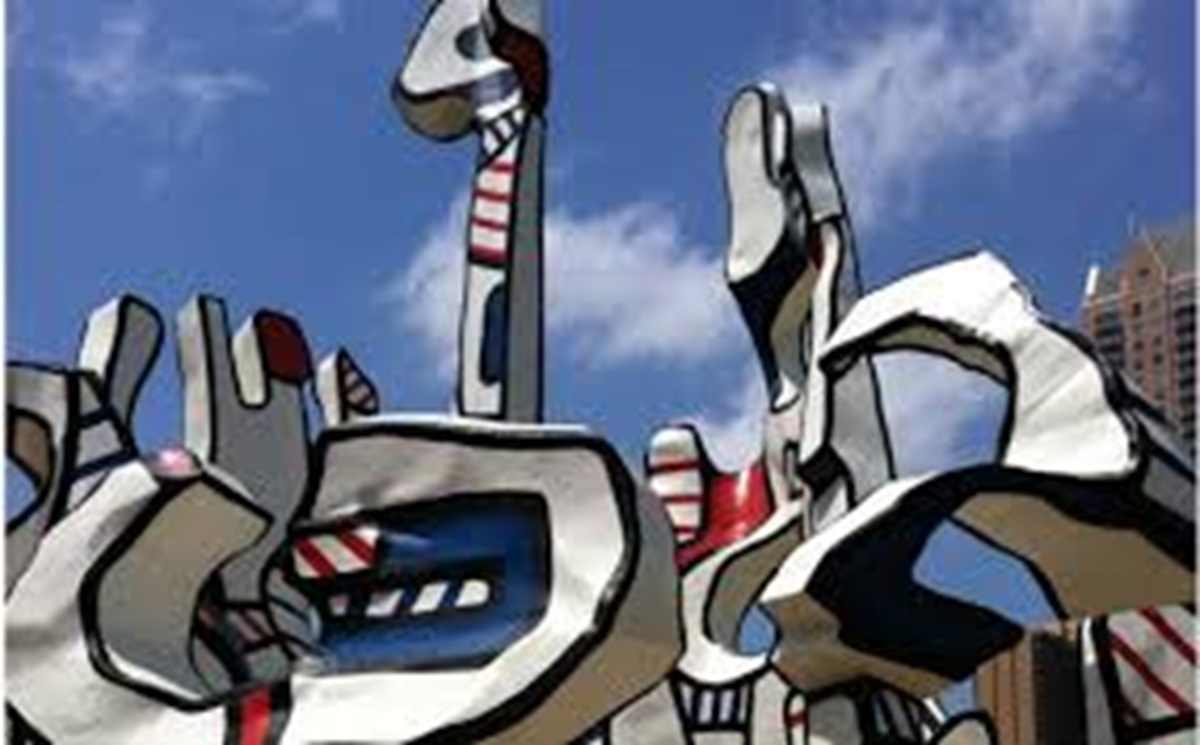 «Monument au fantôme», 1983, Interfirst Plaza, en Houston, Texas.