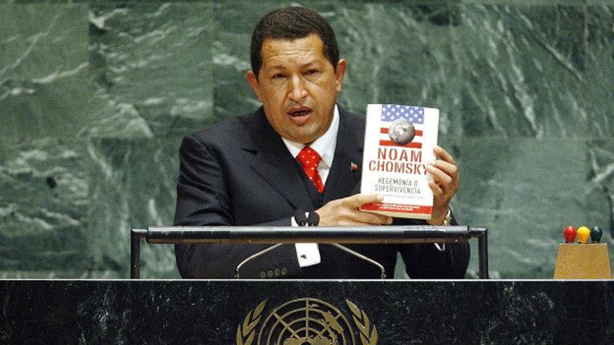 Hugo Chávez discursa na ONU - Foto de Marco Castro/UN