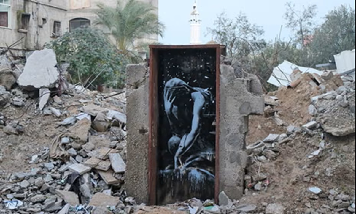 Banksy na Palestina