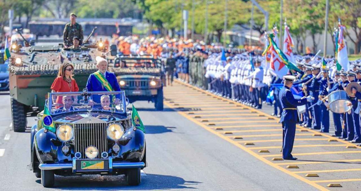 Desfile 7 de setembro  em 2023 - Reprodução