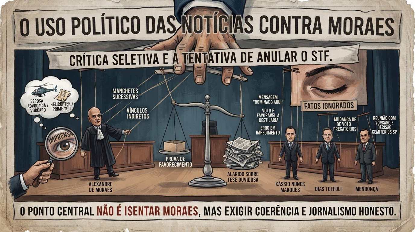 O uso político das notícias contra Alexandre de Moraes, por Luís Nassif