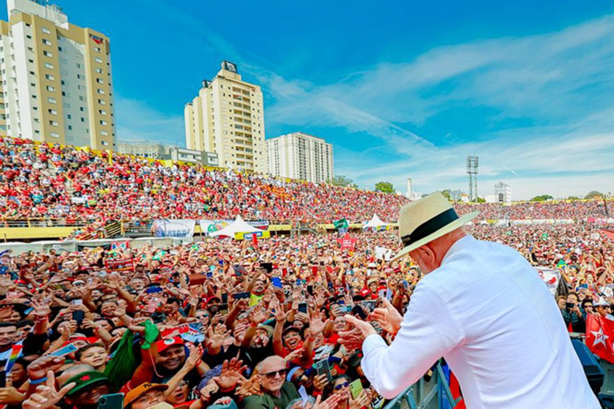 Lula em campanha 2026 - Foto de Ricardo Stuckert