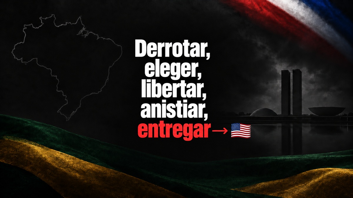 Derrotar, eleger, libertar, anistiar, entregar, por Gustavo Tapioca