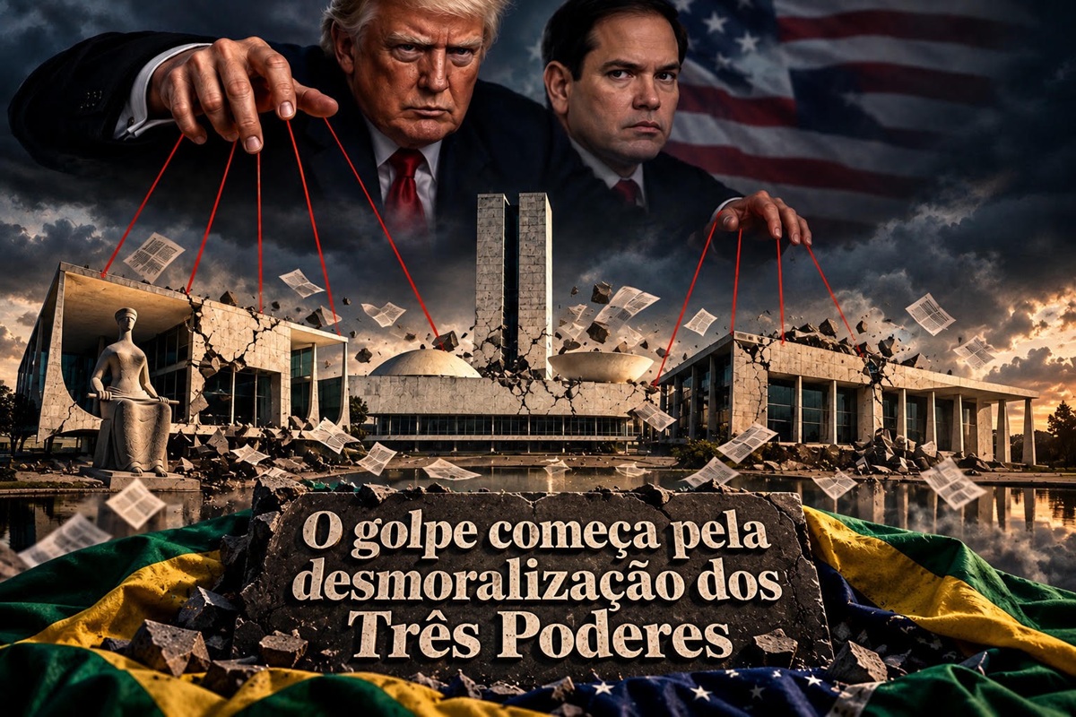 O golpe começa pela desmoralização dos Três Poderes, por Gustavo Tapioca