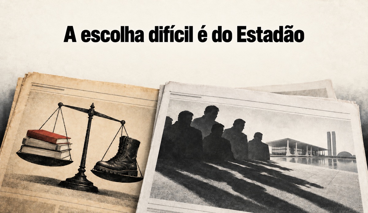 A escolha difícil é do Estadão, por Gustavo Tapioca