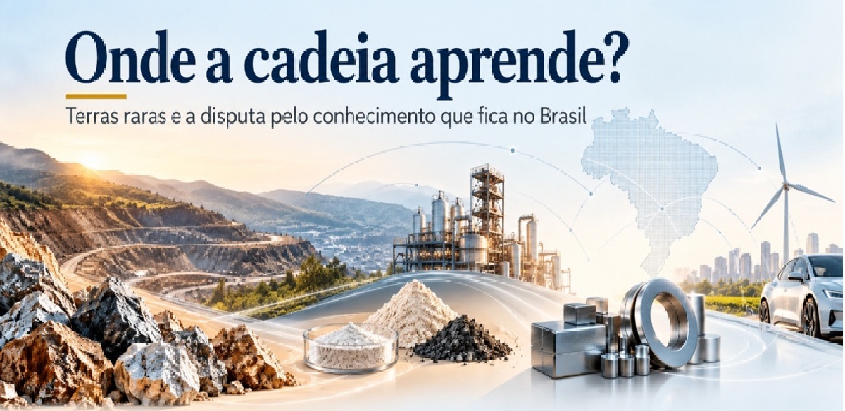 Terras raras e a disputa pelo conhecimento que fica no Brasil, por Celso P. de Melo