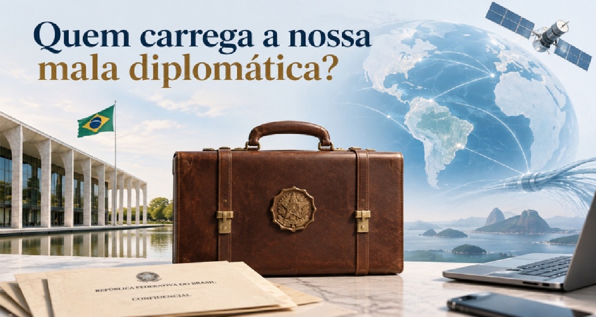 Quem carrega a nossa mala diplomática?, por Celso P. de Melo - Foto