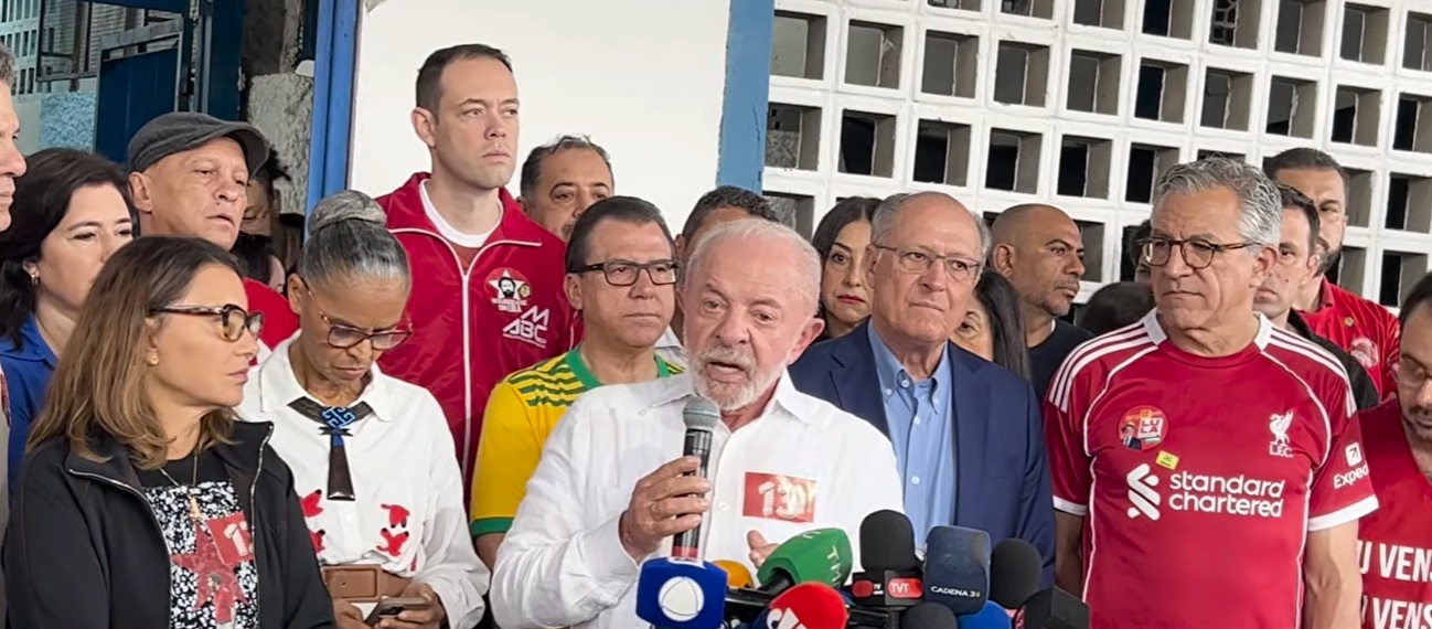“O jogo está jogado”, afirma Lula sobre 2ºT