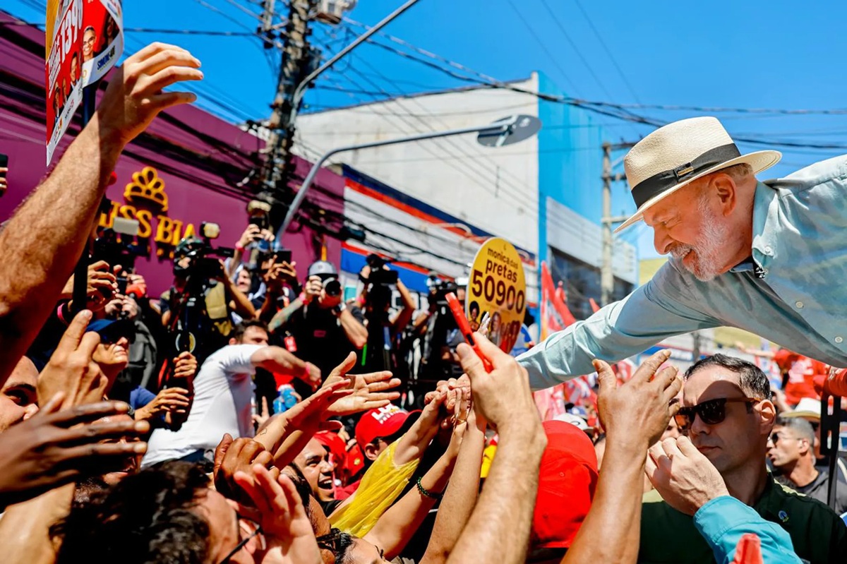 Lula em campanha - 2026 - Foto de Ricardo Stuckert
