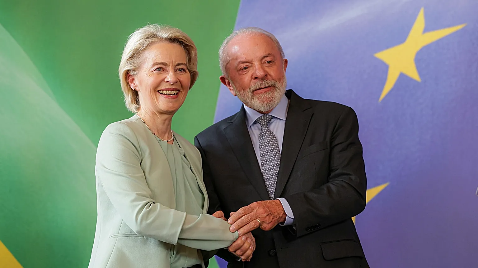 Presidente Lula com a presidente da Comissão Europeia, Ursula von der Leyen - Foto: European Union.