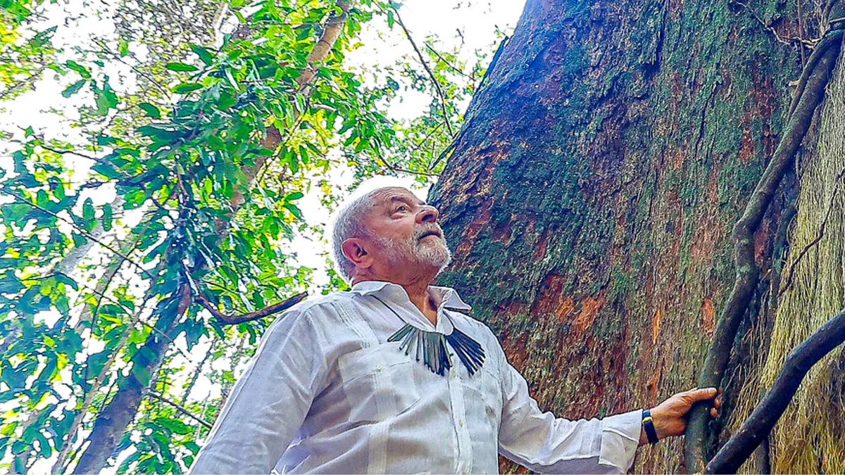 Lula na Floresta Amazônica - foto de Ricardo Stuckert