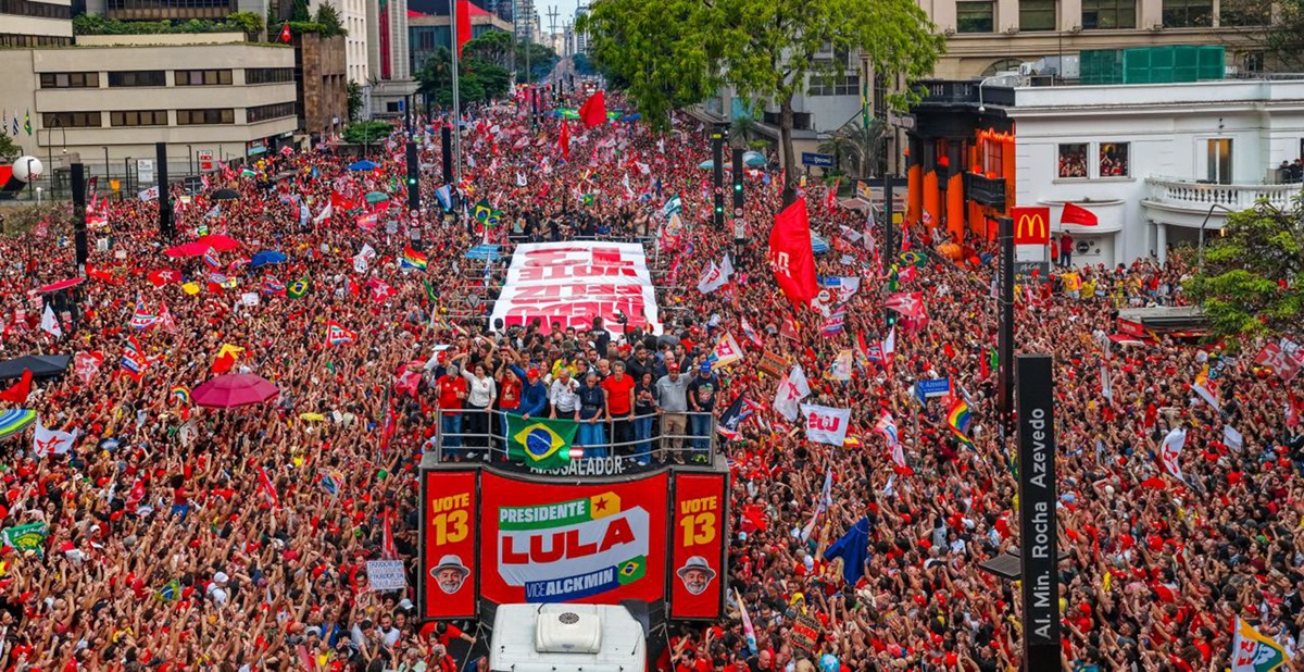 Lula na Avenida Paulista - 2026 - Foto de Ricardo Stuckert