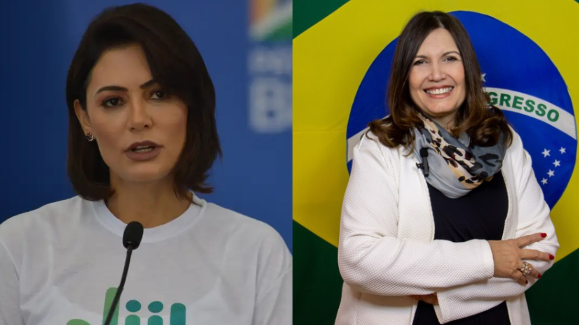 Com 71% das urnas apuradas, Michelle Bolsonaro e Bia Kicis lideram disputa pelo Senado no DF