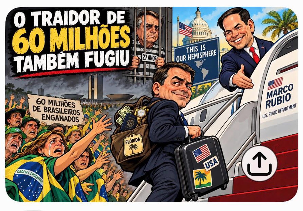 O traidor de 60 milhões também fugiu, por Gustavo Tapioca