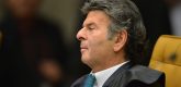 O ministro Luiz Fux, durante a segunda parte da sessão de hoje (23) para julgamento sobre a validade da prisão em segunda instância do Supremo Tribunal Federal (STF).