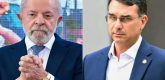 Lula (por Ricardo Stuckert/PR) e Flávio Bolsonaro (por Evaristo Sá/AFP) - Reprodução